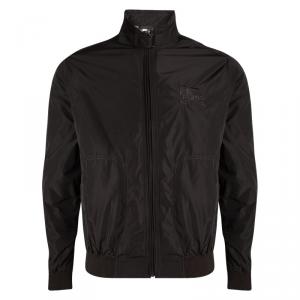 Burberry Brown Long Sleeve Bomber Jacket M