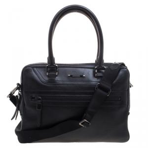 Burberry Black Leather Briefcase