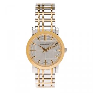 Burberry Silver Stainless Steel BU1350 Men's Wristwatch 38MM