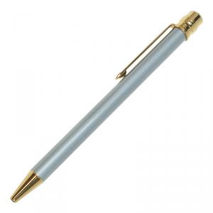 Pre Owned Cartier Silver Lacquer Santos Ballpoint Pen