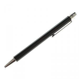 مملوكة مسبقًا Cartier Black Lacquer Palladium Plated Santos De Cartier Ballpoint Pen