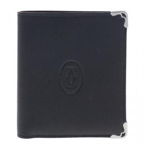 Cartier Black Leather Must De Cartier Multiple Wallet