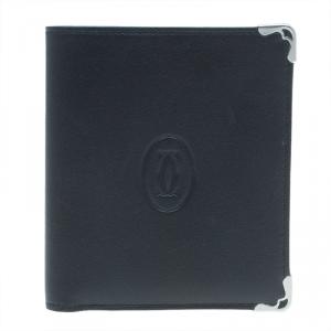 Cartier Black Leather Must De Cartier Multiple Wallet