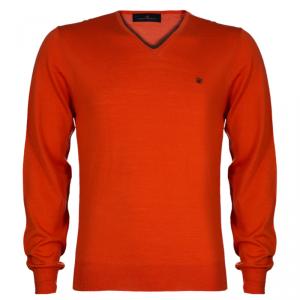 Pre Owned CH Carolina Herrera Men's Orange Sweater M