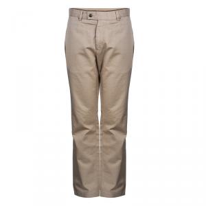 Pre Owned CH Carolina Herrera Men's Beige Trousers M