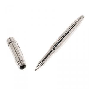 Chaumet Black Lacquer and Silver Rollerball