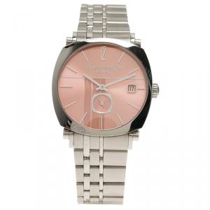 Chaumet Pink Stainless Steel Dandy Men's Wristwatch 35MM