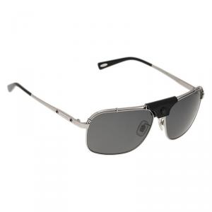Chopard Silver and Black SCHA02M Aviators