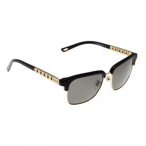Chopard Matt Black & Gold Finish SCHB30 Polarized Sunglasses