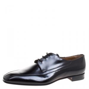 Christian Louboutin Black Leather Orleaness Lace Up Derby Size 43
