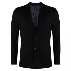 Dior Black Wool Notched Collar Blazer M
