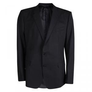 Dolce and Gabbana Martini Grey Wool Three Piece Suit 4XL