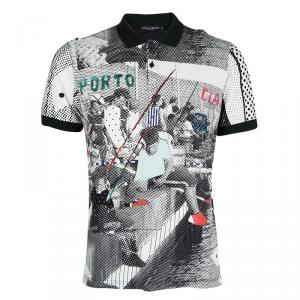 Pre Owned Dolce and Gabbana Multicolor Sicilian Mambo Print Polo T-Shirt XXL