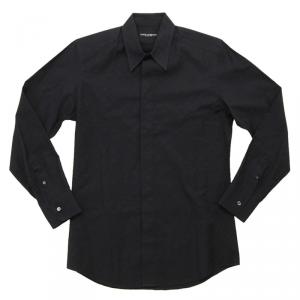 Pre Owned Dolce & Gabbana Navy Cotton Shirt XL