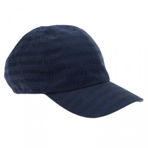 Emporio Armani Blue Logo Baseball Cap Size L