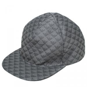Emporio Armani Grey Monogram Baseball Cap Size L
