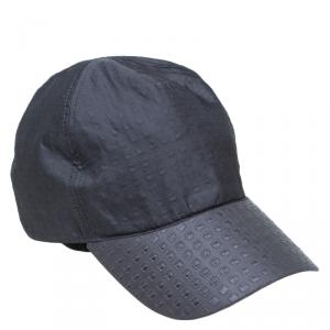 Pre Owned Emporio Armani Grey Baseball Cap Size S 