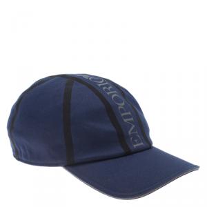 Emporio Armani Blue Logo Baseball Cap Size L/XL