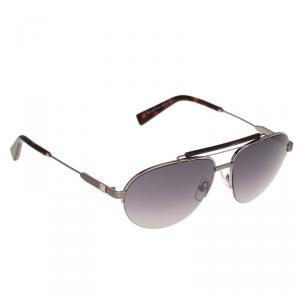 Ermenegildo Zegna Silver and Brown EZ0007 Aviators