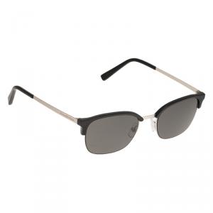 Ermenegildo Zegna Black EZ0047 Half Rimmed Oval Sunglasses