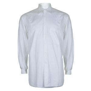 Pre Owned Ermenegildo Zegna White Button Down Shirt L