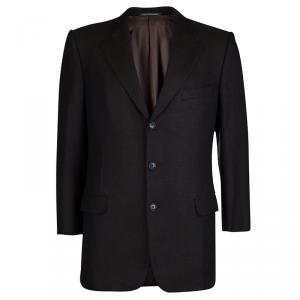 Pre Owned Ermenegildo Zegna Brown Blazer L