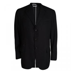 Pre Owned Ermenegildo Zegna Black Cool Effect Blazer XXL