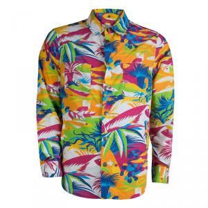 Pre Owned Etro Multicolor Print Long Sleeve Buttondown Shirt XL