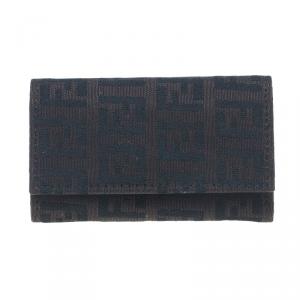 Pre Owned محفظة مفاتيح فندي زوكينو بني