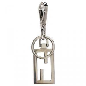 Fendi Silver Logo Key Chain