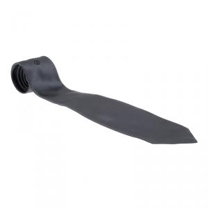 Pre Owned Giorgio Armani Grey Logo Silk Tie