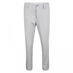 Giorgio Armani Beige Wool Gabardine Tailored Trousers XL