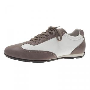 Giorgio Armani Two-Tone Leather Sneakers Size 44