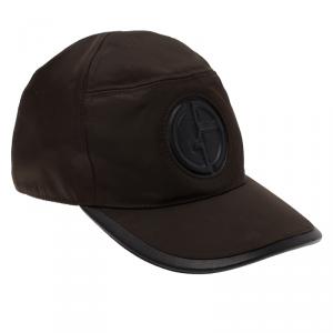 Giorgio Armani Brown Logo Baseball Cap Size 59