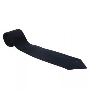 ربطة عنق جيفنشي حرير أزرق كحلي