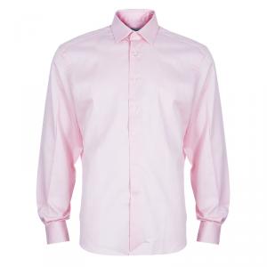 Pre Owned Givenchy Pink Cotton Shirt L