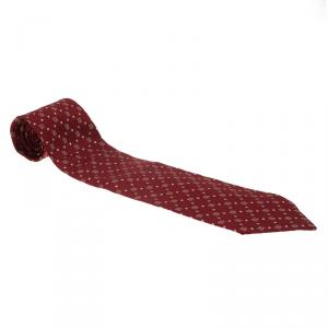 Givenchy Red Logo Silk Tie