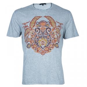 Gucci Men's Grey Printed T-Shirt XL