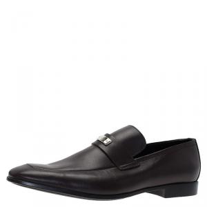 Gucci Brown Leather Loafers Size 42.5