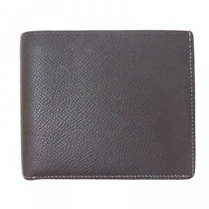 Hermes Black Leather Bi-Fold Wallet