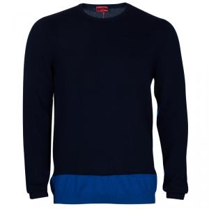 Hugo by Hugo Boss Men's Navy Blue Sweater Size XL