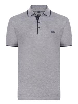 Boss by Hugo Boss Grey Cotton Logo Short Sleeve Polo Shirt XL