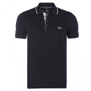 Boss by Hugo Boss Black Cotton Logo Short Sleeve Polo Shirt XL