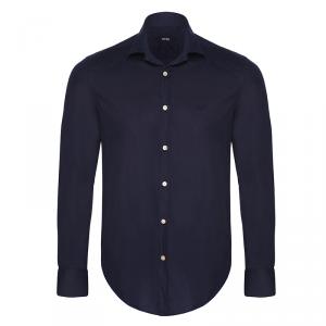 Boss by Hugo Boss Navy Blue Long Sleeve Shirt S