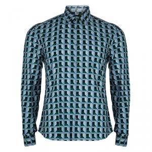 Kenzo Men's Multicolor Print Shirt M