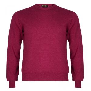 Pre Owned Loro Piana Men's Rasperry Red Cashmere Sweater M