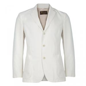 Pre Owned Loro Piana Men's Beige Cotton Blazer M