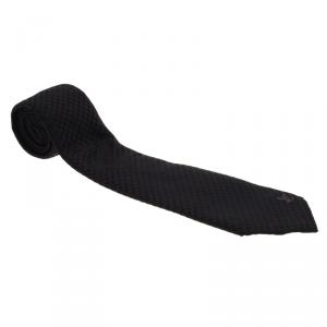 مملوكة مسبقًا Louis Vuitton Black Petit Damier Tie