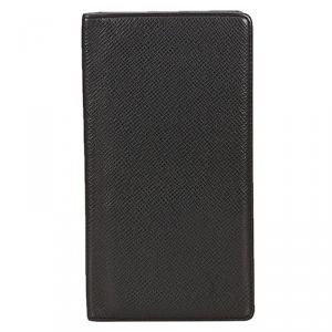 Louis Vuitton Black Taiga Leather Porte Valeurs Organiser