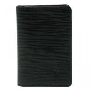 Louis Vuitton Black Epi Leather Card Holder